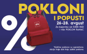 BIG ŠKOLSKI POPUSTI + POKLON, 27-28.8