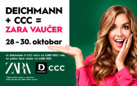 DEICHMANN + CCC = ČEKA TE ZARA VAUČER 28-30. oktobar