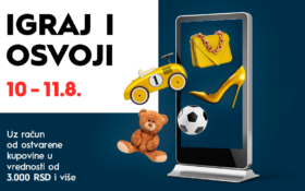 🎉 IGRAJ I OSVOJI, 10-11. avgust 🎉