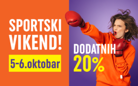 SPORTSKI VIKEND, 5 – 6. OKTOBAR 🏃♀️