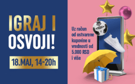 🎁IGRAJ I OSVOJI, 18. maj, 14-20h!🎁
