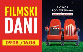 🎬FILMSKI DANI – BIOSKOP POD ZVEZDAMA🎬