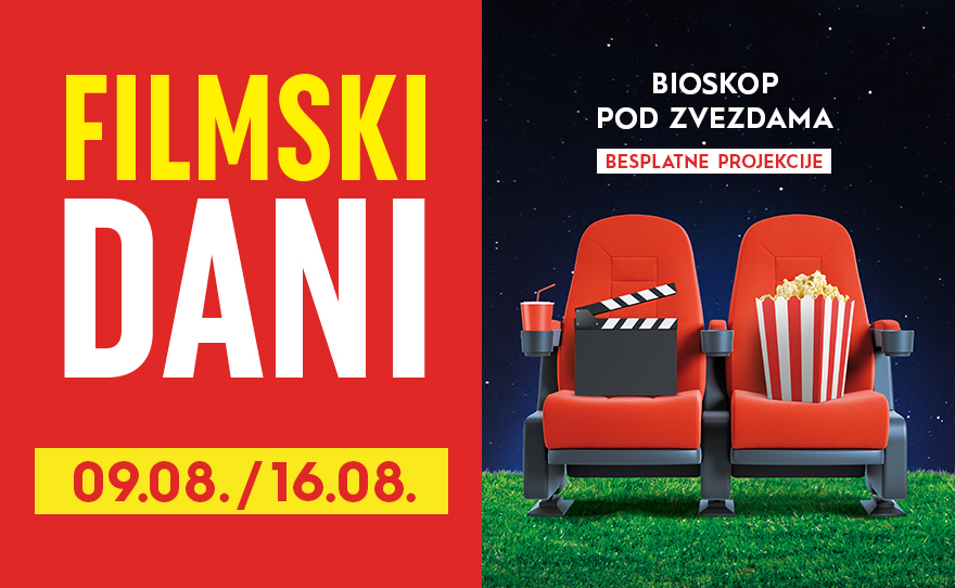 🎬FILMSKI DANI – BIOSKOP POD ZVEZDAMA🎬