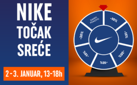 NIKE TOČAK SREĆE I 2-3. JANUAR 🎡
