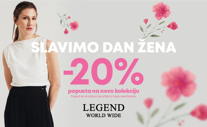 Slavimo 8. mart! -20% popusta na novu kolekciju
