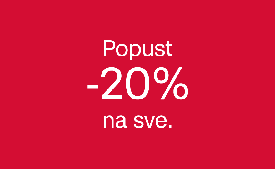 Popust -20% na sve!