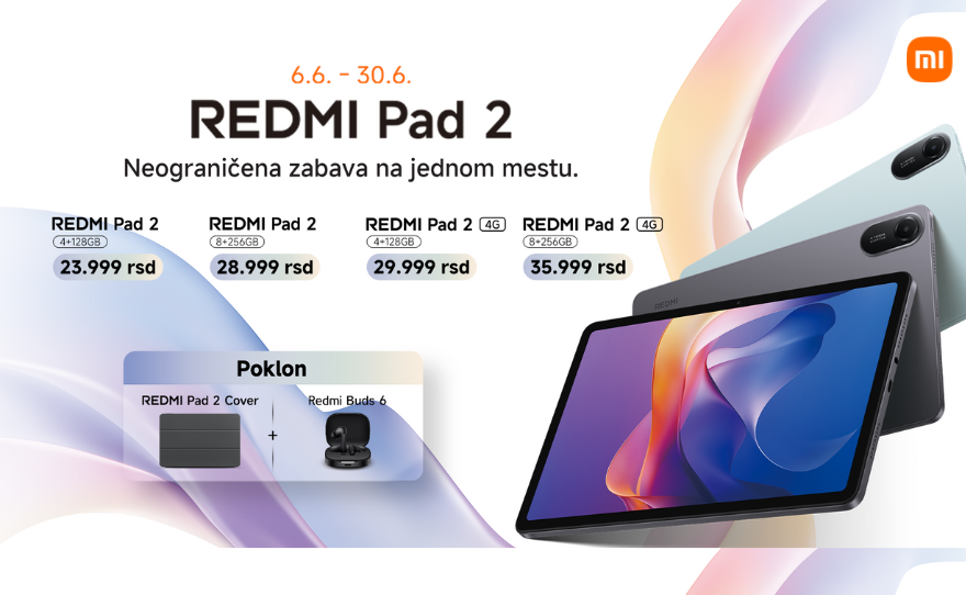 Neka zabava počne – Redmi Pad 2💫🥳