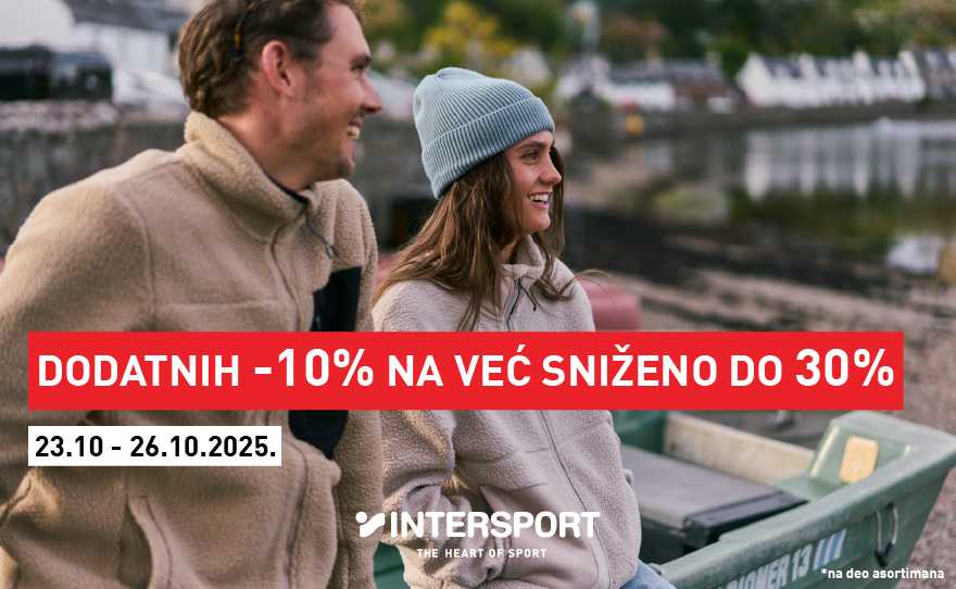 Intersport – Dodatnih -10% na sve već sniženo