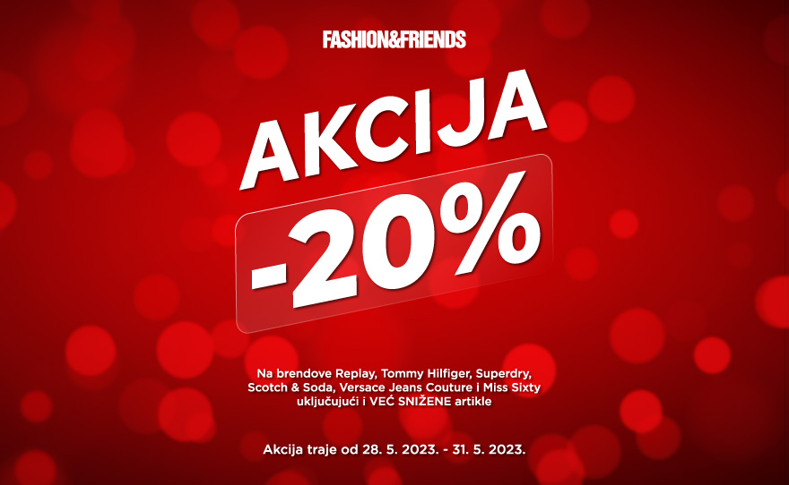 🛍️ -20% popusta na selektovane brendove 🛍️