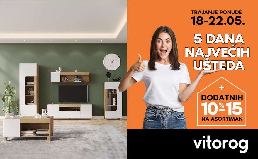 5 DANA NAJVEĆIH UŠTEDA u Vitorogu!