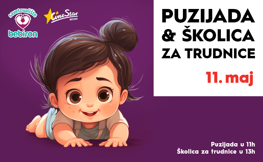 👶PUZIJADA & ŠKOLICA ZA TRUDNICE – 11. maj👶