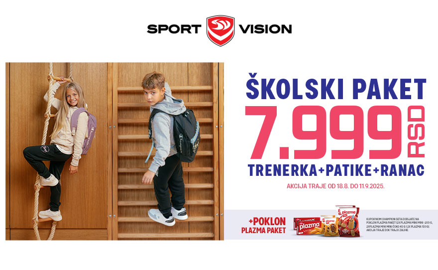 SPORT VISION SPREMNI ZA ŠKOLU, SPREMNI ZA ZABAVU