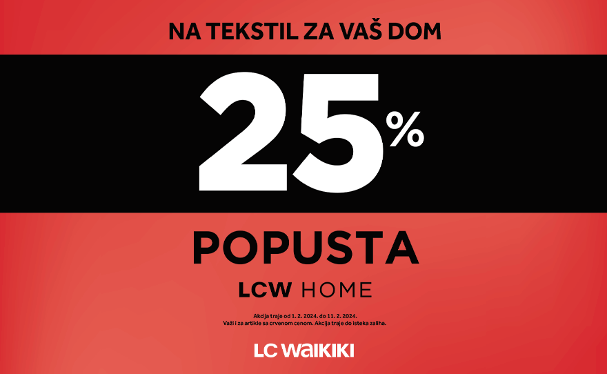 LC Waikiki – 25% na Home kolekciju
