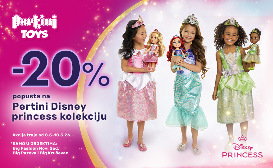 Pertini Toys – 20% popusta na Disney Princess kolekciju