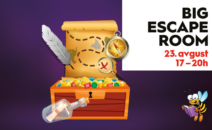 🎈 BIG ESCAPE ROOM, 23. avgust, 17-20h 🎈