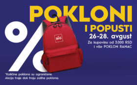 BIG ŠKOLSKI POKLONI I POPUSTI, 26-28.08!