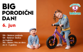 👶🚴♂️ BIG PORODIČNI DAN, 6. JUN 👶🚴♂️