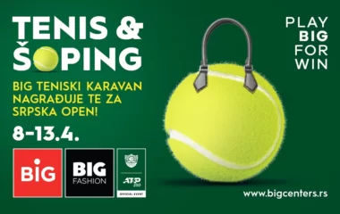 Play BIG For Win – Teniski karavan od 08. do 12. aprila u BIG centrima