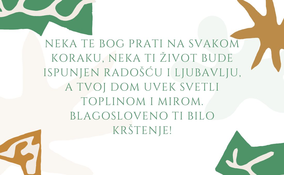 Čestitke za kr&scaron;tenje &ndash; blagoslovi i najlep&scaron;e želje za sveti dan