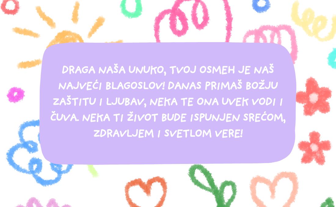 Čestitke za kr&scaron;tenje &ndash; blagoslovi i najlep&scaron;e želje za sveti dan