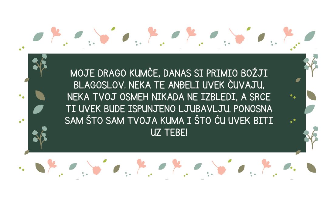 Čestitke za kr&scaron;tenje &ndash; blagoslovi i najlep&scaron;e želje za sveti dan